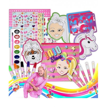 JoJo Siwa Coloring and Activity Art Tub Includes Stickers Mess Free Crafts Color Kit in Art Tub Bookmark for Toddlers Girls a...