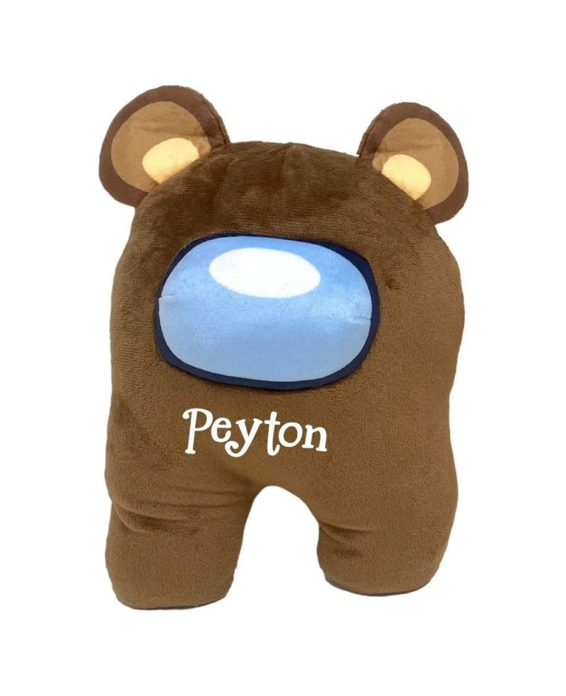 Personalized Among Us Plush - Brown Bear Character Stuffed Keepsake with Custom Name $34.88 Stuffed Animals & Teddy Bears