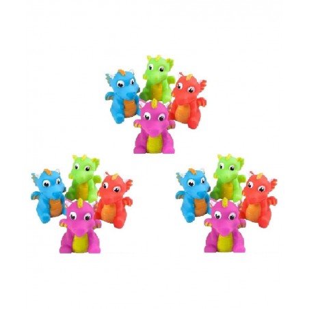 Dragon Squirts Set of 12 Playful Bathtub and Birthday Party Goody Bag Toys $26.74 Bathtub Toys
