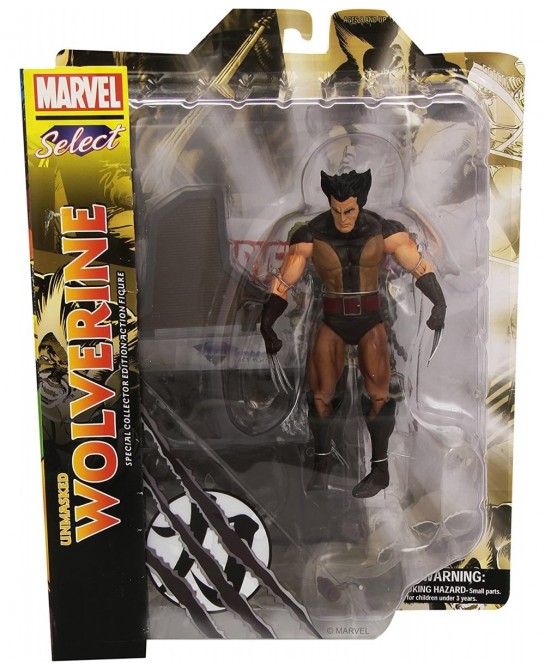 Diamond Select Marvel Select Unmasked Wolverine Figure $49.99 Action Figures