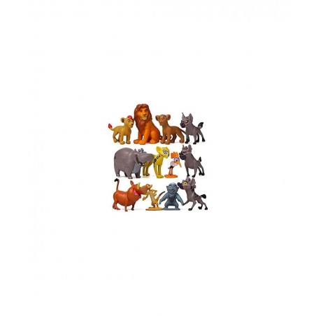 12 pcs The Lion King 1-2.3in Mini King Figure Playset Toys Animal Figure Characters Toys Mini Figure Collection Playset $26.1...