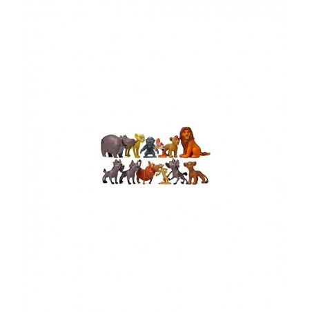 12 pcs The Lion King 1-2.3in Mini King Figure Playset Toys Animal Figure Characters Toys Mini Figure Collection Playset $26.1...