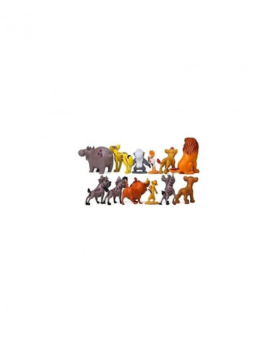 12 pcs The Lion King 1-2.3in Mini King Figure Playset Toys Animal Figure Characters Toys Mini Figure Collection Playset $26.1...