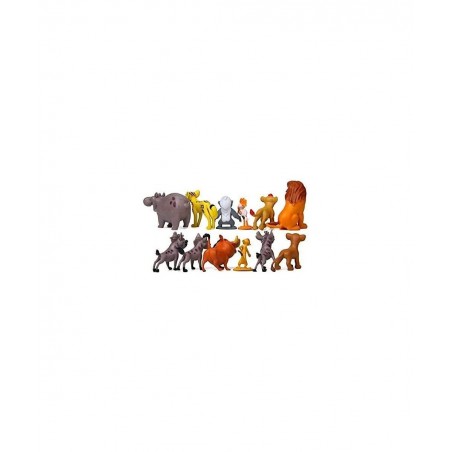12 pcs The Lion King 1-2.3in Mini King Figure Playset Toys Animal Figure Characters Toys Mini Figure Collection Playset $26.1...