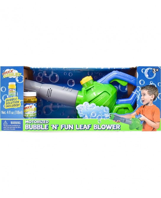 Maxx Bubbles Toy Bubble Leaf Blower with Refill Solution – Bubble Toys for Boys and Girls - Outdoor Summer Fun for Kids and T...