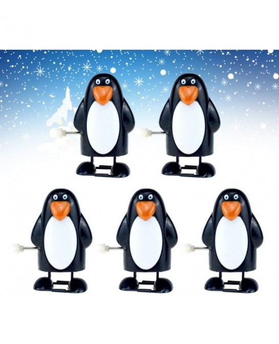 Christmas Wind up Toys Clockwork Penguin Walking Toys Stocking Stuffers Party Favors Kids Gift Christmas Ornament Birthday De...