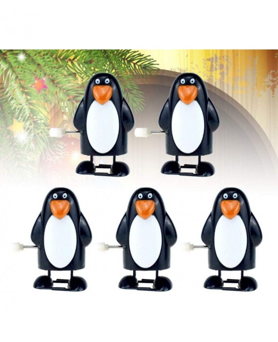 Christmas Wind up Toys Clockwork Penguin Walking Toys Stocking Stuffers Party Favors Kids Gift Christmas Ornament Birthday De...