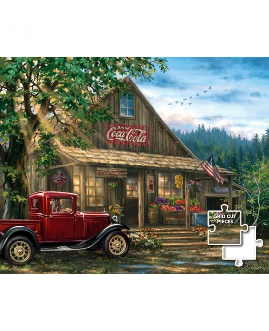 Majestic 1000 Piece Wooden Jigsaw Puzzle Country General Store $28.24 Jigsaw Puzzles