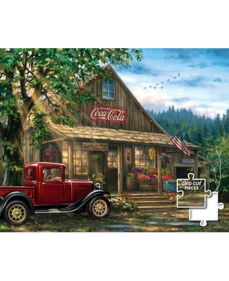 Majestic 1000 Piece Wooden Jigsaw Puzzle Country General Store $28.24 Jigsaw Puzzles
