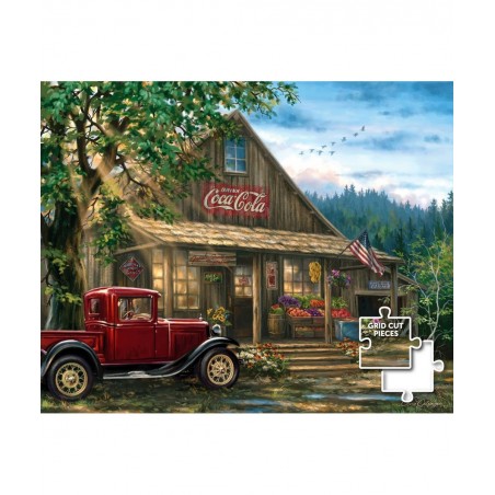 Majestic 1000 Piece Wooden Jigsaw Puzzle Country General Store $28.24 Jigsaw Puzzles