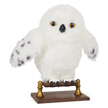 Harry Potter Enchanting Hedwig Interactive Owl with Over 15 Sounds and Movements and Hogwarts Envelope Kids Toys for Ages 5 a...