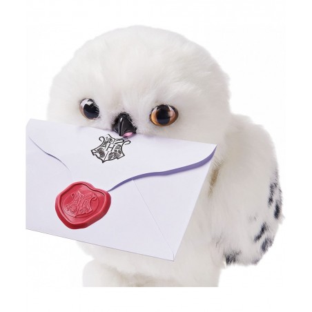 Harry Potter Enchanting Hedwig Interactive Owl with Over 15 Sounds and Movements and Hogwarts Envelope Kids Toys for Ages 5 a...