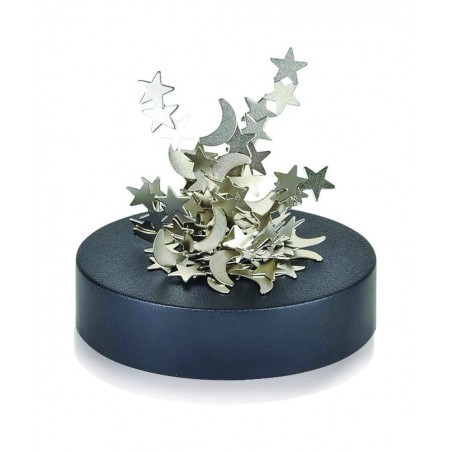 Magnetic Moons and Stars Sculpture Set of 2 Fun Office Desk Accessories Stress-Relief Magnet Fidget Toys for Adults Stocking ...