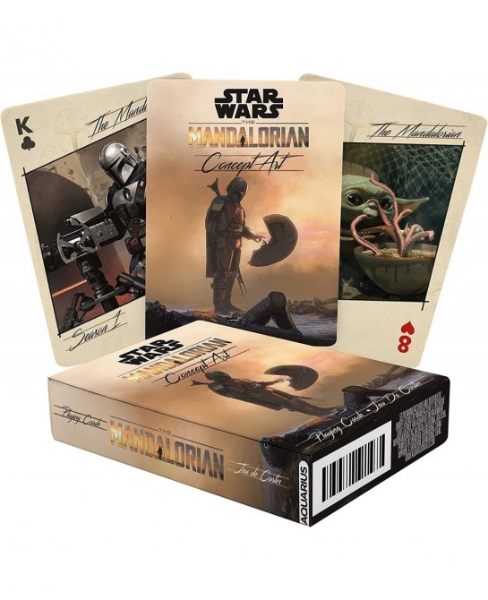 Star Wars Playing Cards - Art of The Mandalorian Themed Deck of Cards for Your Favorite Card Games - Officially Licensed Star...