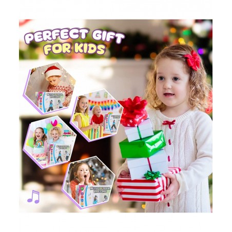 Electronic Dance Mats for Kids Ages 3-12 Princess Castle Themed Dance Play Mat Dance Pad Music Games with 9 Challenge Levels ...