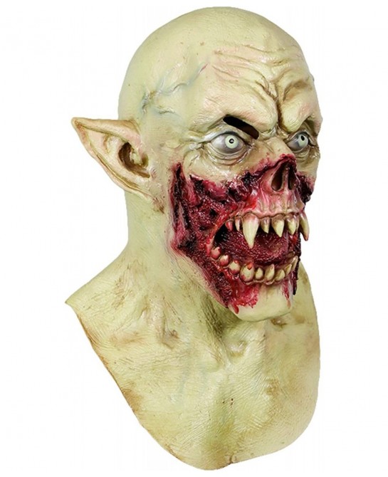 Vampire Mask Scary Dracula Monster Halloween Costume Party Horror Demon Zombie (earthy yellow) $28.63 Kids' Dress-Up Accessories