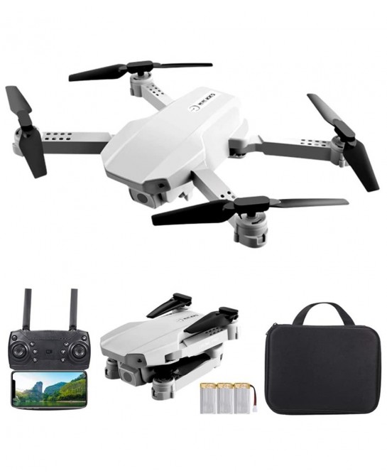 Mini Drone with Dual Camera for Adults KK5 WiFi FPV Drone with 4K HD Camera RC Quadcopter with 360° Flip Gesture Photo/Video ...