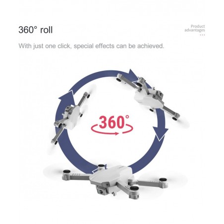 Mini Drone with Dual Camera for Adults KK5 WiFi FPV Drone with 4K HD Camera RC Quadcopter with 360° Flip Gesture Photo/Video ...