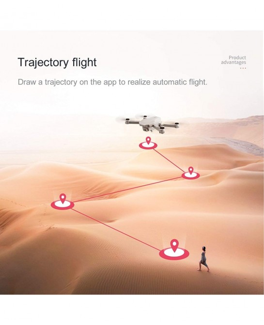 Mini Drone with Dual Camera for Adults KK5 WiFi FPV Drone with 4K HD Camera RC Quadcopter with 360° Flip Gesture Photo/Video ...