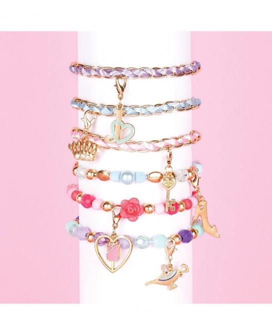 Disney Princess X Juicy Couture Hearts of Fashion - DIY Charm Bracelet Making Kit w/ Disney & Juicy Couture Charms - Arts & C...