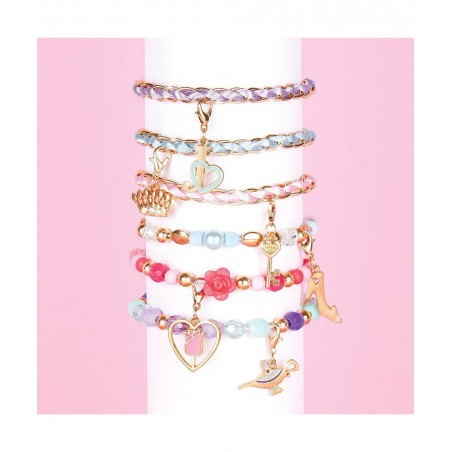 Disney Princess X Juicy Couture Hearts of Fashion - DIY Charm Bracelet Making Kit w/ Disney & Juicy Couture Charms - Arts & C...