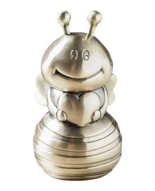 Zinc Alloy Smile Bee Piggy Bank for Boys and Girls $39.21 Kids' Money Banks