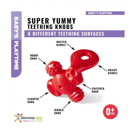 Super Yummy Teether | 5 Teething Knobs Training for Infant Baby and Toddler | BPA-Free Soothing Teething Toy from Birth $26.5...