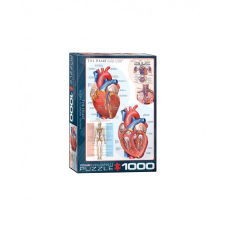 Human Body (The Heart) Puzzle (1000-Piece) Blue $32.99 Jigsaw Puzzles