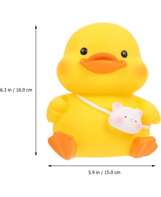 Duck Piggy Bank Multipurpose Coin Bank Money Storage Box for Boys Girls Kids Home Decoration Practical Gifts for Baby Shower ...