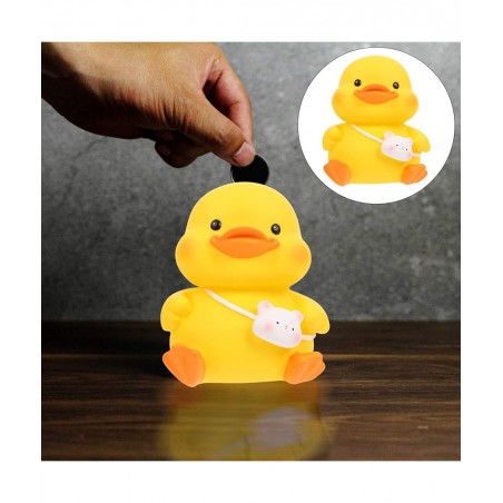 Duck Piggy Bank Multipurpose Coin Bank Money Storage Box for Boys Girls Kids Home Decoration Practical Gifts for Baby Shower ...