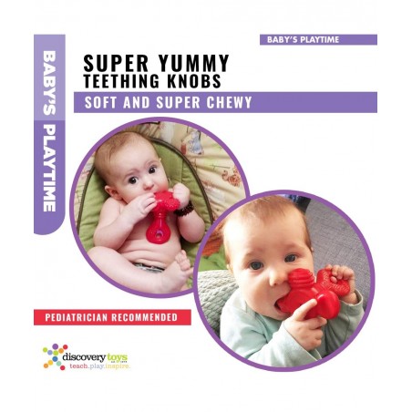 Super Yummy Teether | 5 Teething Knobs Training for Infant Baby and Toddler | BPA-Free Soothing Teething Toy from Birth $26.5...