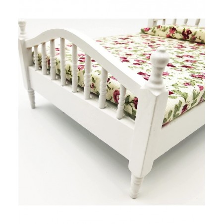 Dollhouse Decoration Accessories Mini Dollhouse Furniture Bed Miniature Bed Room Kids Pretend Play Toy $28.60 Dollhouse Acces...