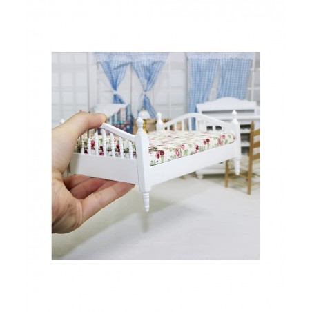 Dollhouse Decoration Accessories Mini Dollhouse Furniture Bed Miniature Bed Room Kids Pretend Play Toy $28.60 Dollhouse Acces...