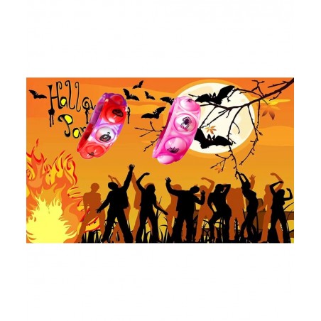 30 Packs Bulk Halloween Fidget Bracelet for Kids Boys Girls Classroom Birthday Activity Party Favors Prizes $22.04 Kids' Part...