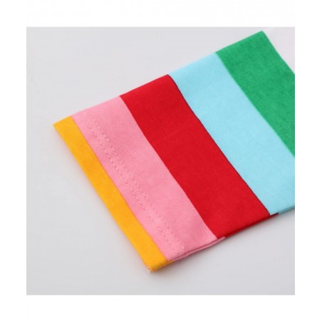 Toddle Girls A-Line Dress Rainbow Pattern Cotton Dresses Crewneck Long Sleeve Striped Spring Fall Winter Casual Girl Clothes ...