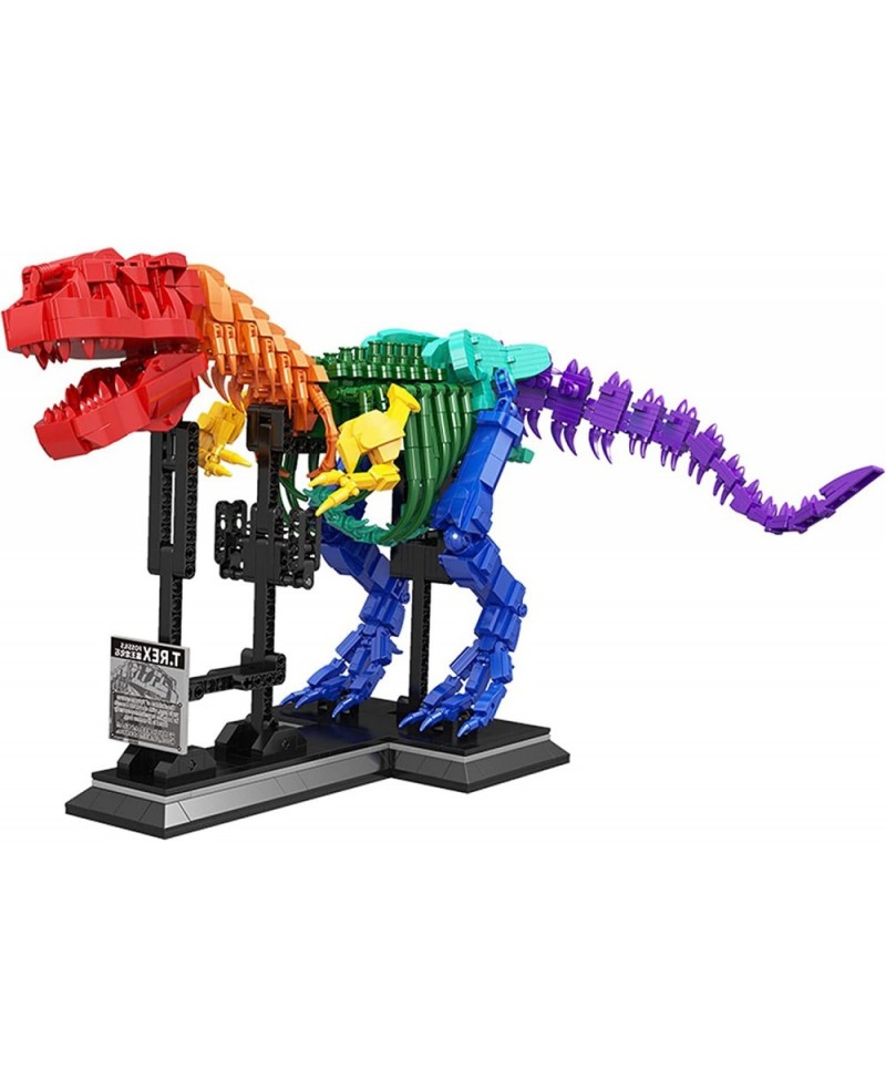 Rainbow Dinosaur Fossils Building Blocks Toys Ideas Jurassic Dinosaur Toys Construction Set to Build Dinosaur Education Toys ...