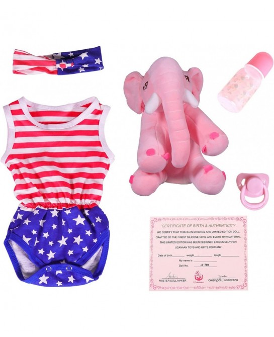 Reborn Baby Dolls Silicone Full Body Realistic 18 Inch Lifelike Soft Vinyl Girl Dolls with Kitten Cat Toy Birthday Gifts for ...