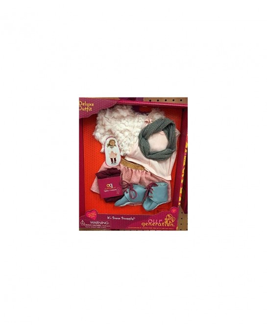 Dolls It's Snow Snuggly White Fur Coat with Skirt Outfit for Dolls 18 $68.81 Dolls