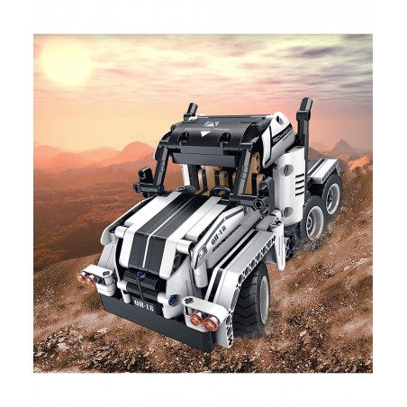 STEM Building Toys for Boys & Girls | 2 in 1 Remote Control Building Kit | Build a Semi -Truck/Cab Over | Early Learning Tech...