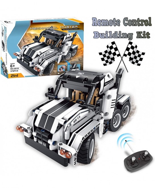 STEM Building Toys for Boys & Girls | 2 in 1 Remote Control Building Kit | Build a Semi -Truck/Cab Over | Early Learning Tech...