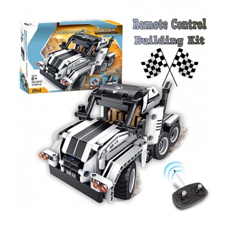 STEM Building Toys for Boys & Girls | 2 in 1 Remote Control Building Kit | Build a Semi -Truck/Cab Over | Early Learning Tech...