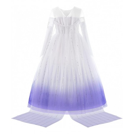 Girls Princess Dress Snow Party Halloween Costume with Accessories $50.23 Kids' Costumes