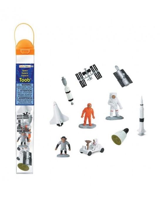 Safari Ltd Space TOOB Set of 10 Toy Mini Figures for Boys & Girls Ages 3 and Up $26.51 Play Figure Playsets