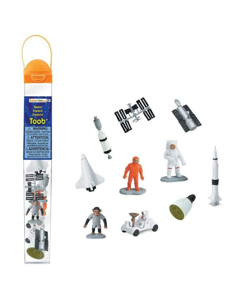 Safari Ltd Space TOOB Set of 10 Toy Mini Figures for Boys & Girls Ages 3 and Up $26.51 Play Figure Playsets