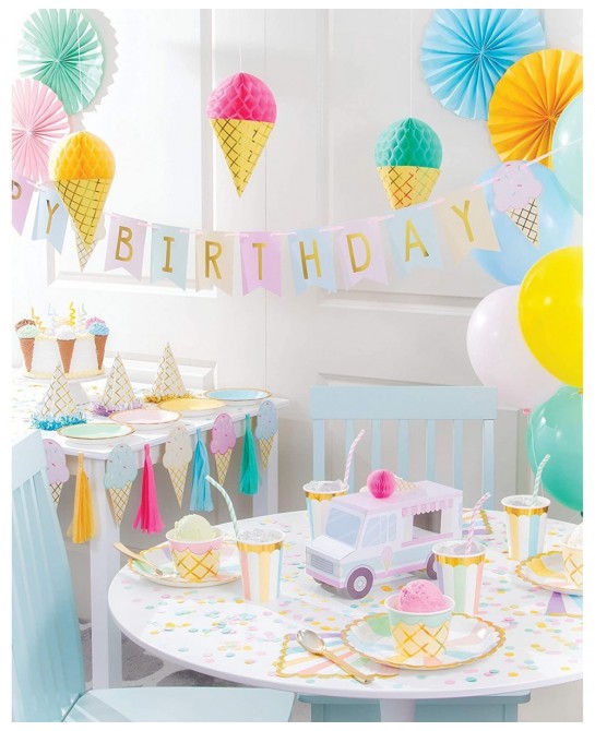 Ice Cream Party Party Hat 8 ct $15.99 Kids' Party Hats