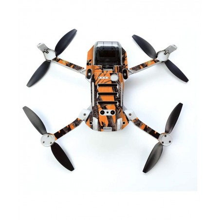 MightySkins Skin for DJI Mavic Mini Portable Drone Quadcopter - Orange Camo | Protective Durable and Unique Vinyl Decal wrap ...