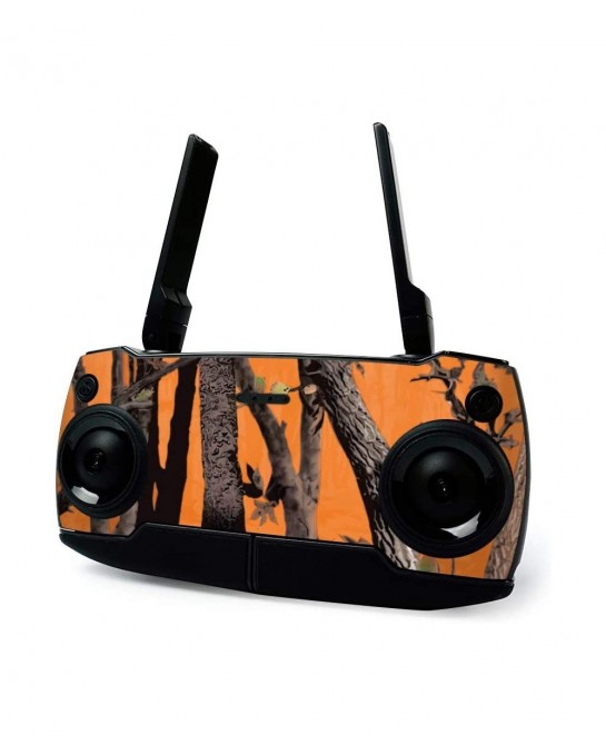 MightySkins Skin for DJI Mavic Mini Portable Drone Quadcopter - Orange Camo | Protective Durable and Unique Vinyl Decal wrap ...