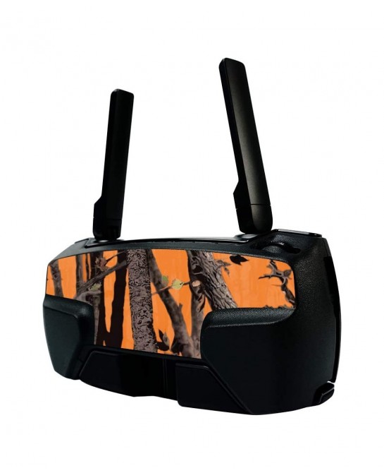 MightySkins Skin for DJI Mavic Mini Portable Drone Quadcopter - Orange Camo | Protective Durable and Unique Vinyl Decal wrap ...