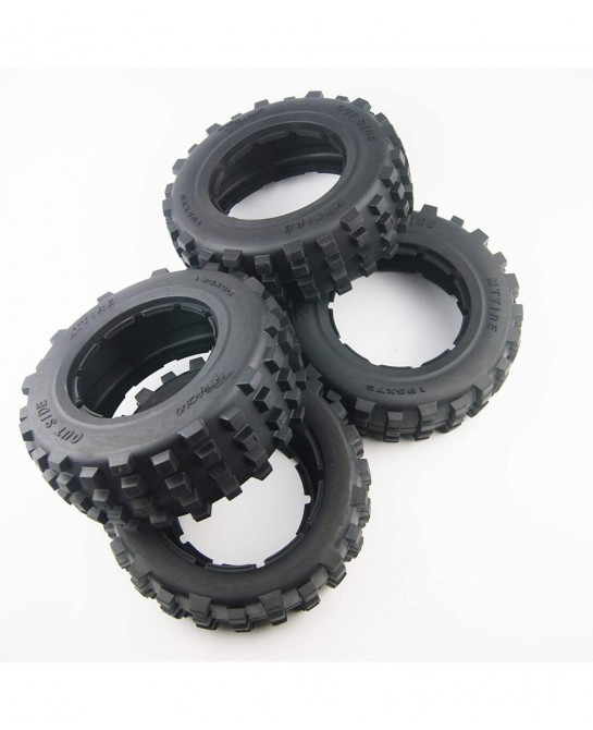 Front and Rear Tyres Tires for HPI Rovan King Motor Baja 5t Truck $65.47 Hobby Remote & App Controlled Vehicle Parts