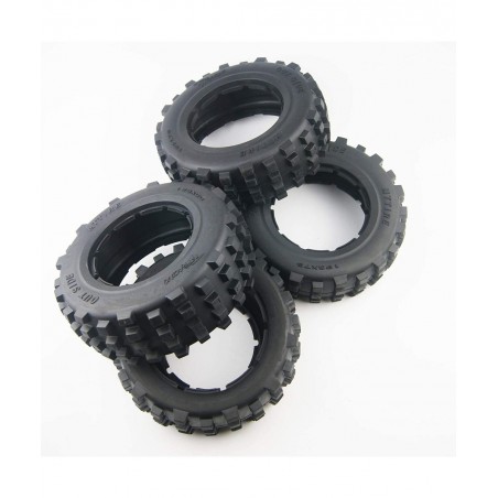 Front and Rear Tyres Tires for HPI Rovan King Motor Baja 5t Truck $65.47 Hobby Remote & App Controlled Vehicle Parts
